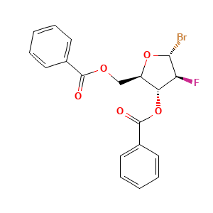 2-Deoxy-2-fluoro-alpha-D-arabinofuranosyl bromide 3,5-dibenzoate