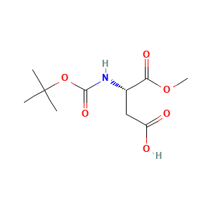 (3S)-3-(((tert-butoxy)carbonyl)amino)-4-methoxy-4-oxobutanoic acid