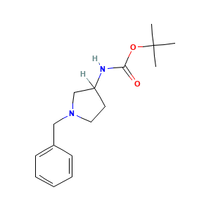 1-Benzyl-3-(tert-butoxycarbonylamino)pyrrolidine